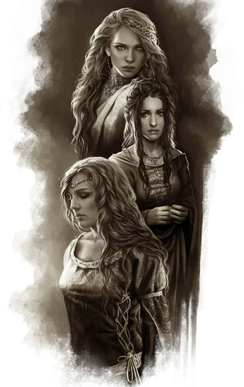 Elinor Costayn Jeyne Westerling Rhaena Targaryen Magali Villeneuve