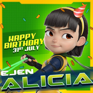 Happy birthday Alicia (2018)