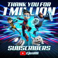 Thank you for 1 million subscribers