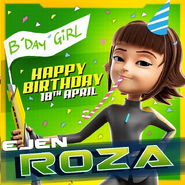 Happy birthday Roza