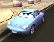 Sally en Cars: El Videojuego.