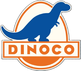 Dinoco logo