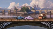 John and Nancy kissing in Cars 2.