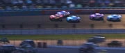 Cal corriendo junto a McQueen, Bobby,  y 