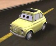 Luigi en Cars: El Videojuego.