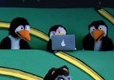 Los Pingüinos en el episodio Internet