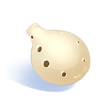 Ocarina en Ivoire