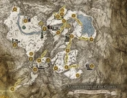 Map of the Mountaintops with locations marked