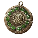 Viridian Amber Medallion +2