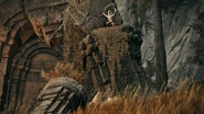 Two Misbegotten outside of Taylew's Ruined Forge.