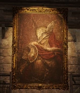 Malenia's portrait at the Shaded Castle
