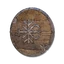 ER Icon shield Riveted Wooden Shield