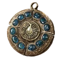 Cerulean Amber Medallion +2