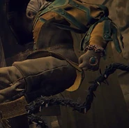 Rogier at Stormveil Castle; Death Blight infects in his legs