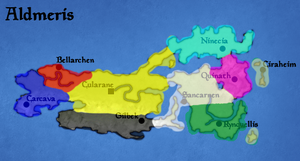 Aldmeris Political Map