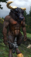 Minotaur z gry The Elder Scrolls IV: Oblivion.