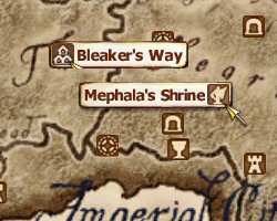 daedric shrine locations oblivion