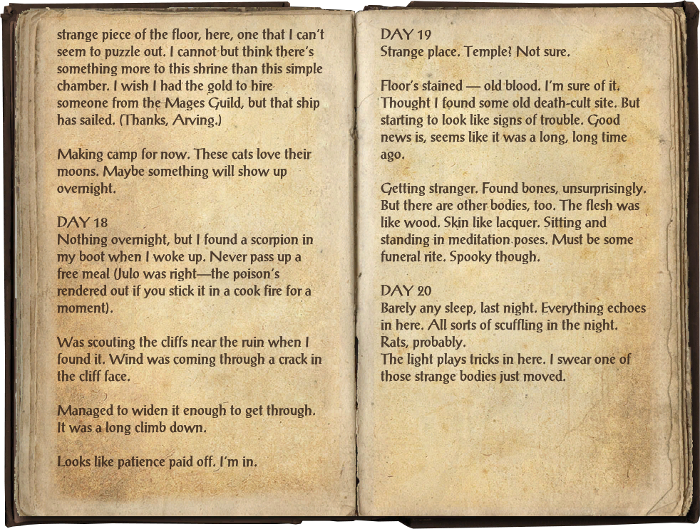 Anonymous Torn Journal | Elder Scrolls | Fandom