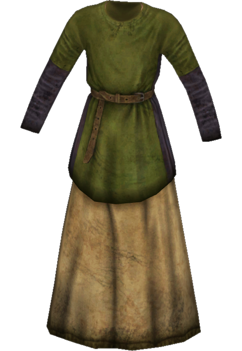 Green clothes for girl top