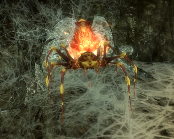 Flame Cloaked Spider