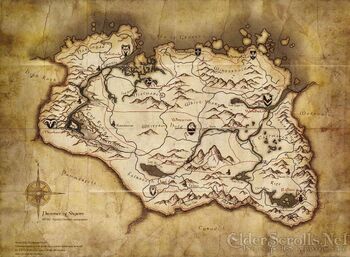 Map of skyrim bintoenglish