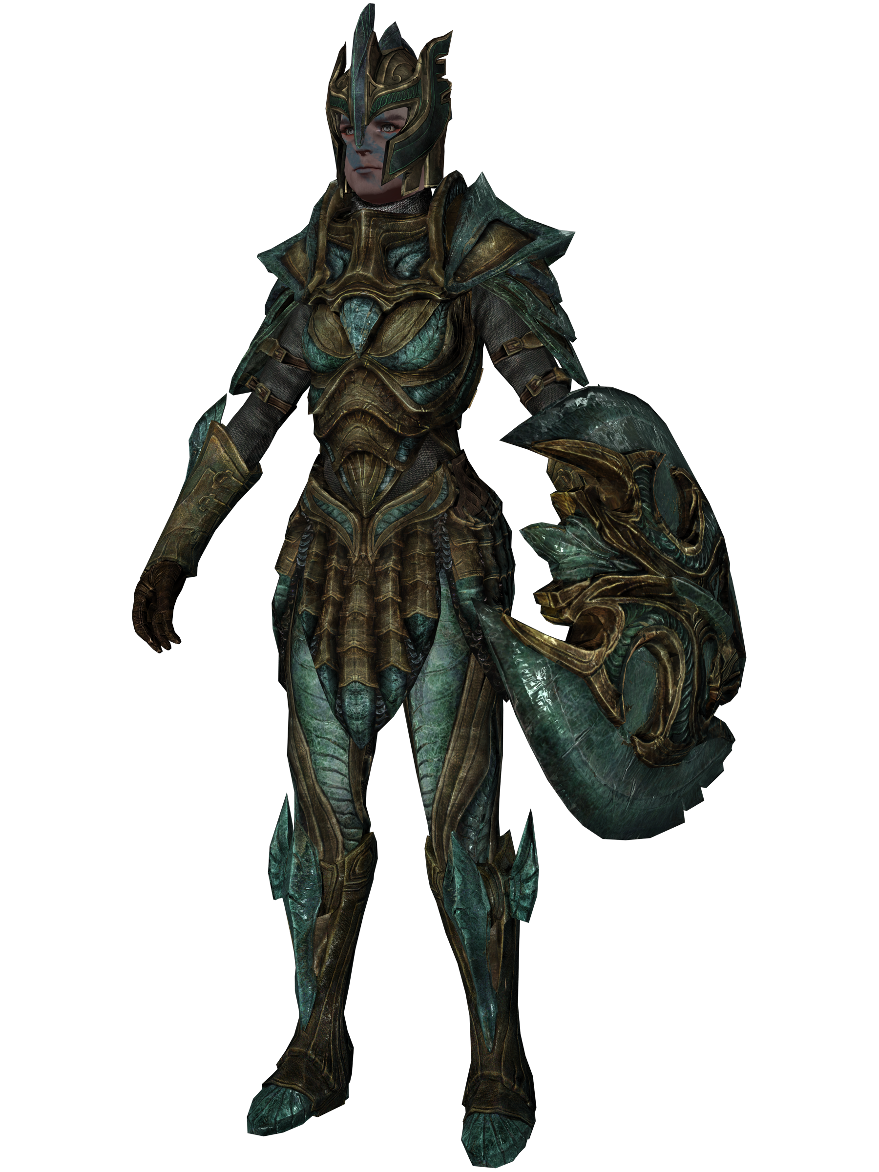 skyrim glass armor female