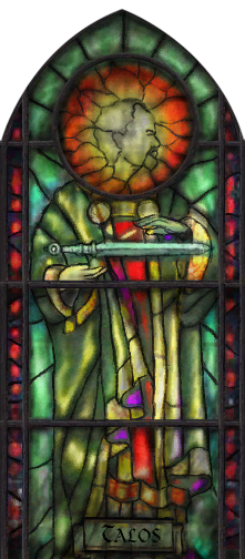 elder scrolls stained glass