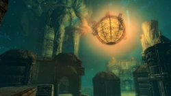 El orbe de Límite Sombrío que hace que Vulthuryol aparezca.