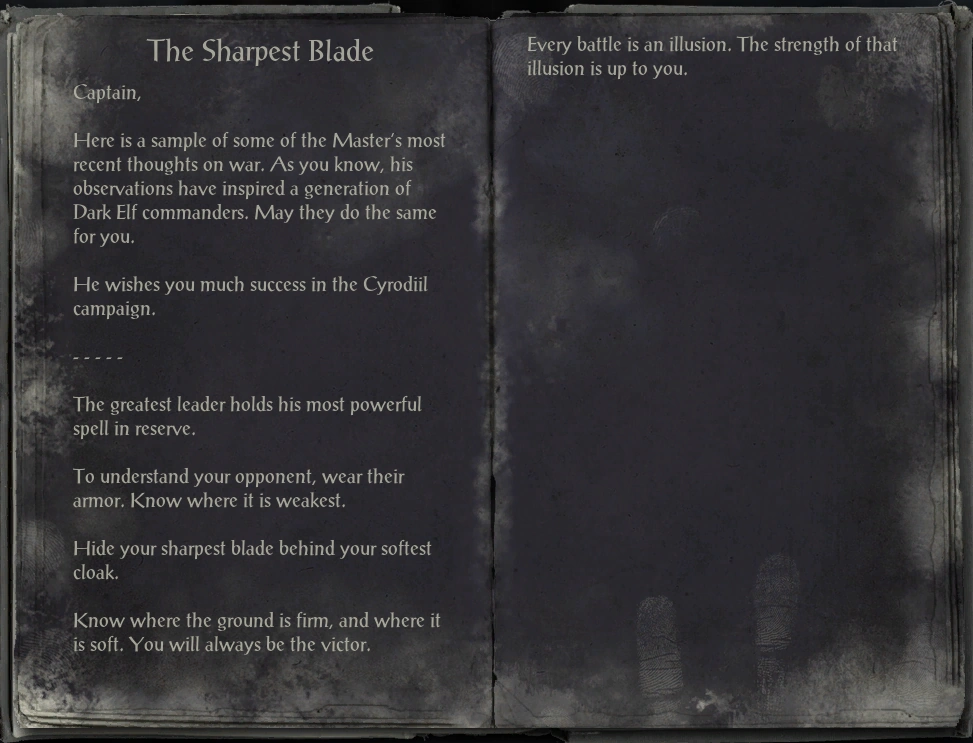 The Sharpest Blade Elder Scrolls Fandom