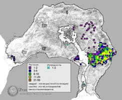 Наперстянка карта