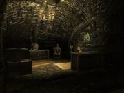 La tienda de armas y armaduras de Vanryth Gatharian.