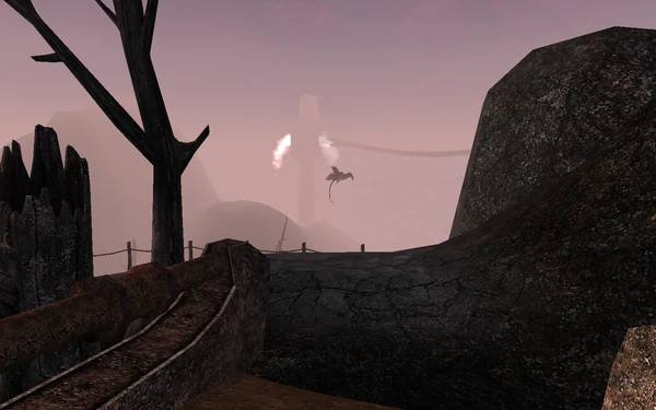 Скальный наездник у призрачной завесы