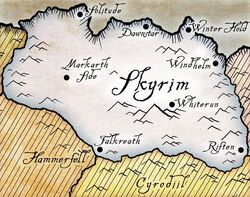 Skyrim map