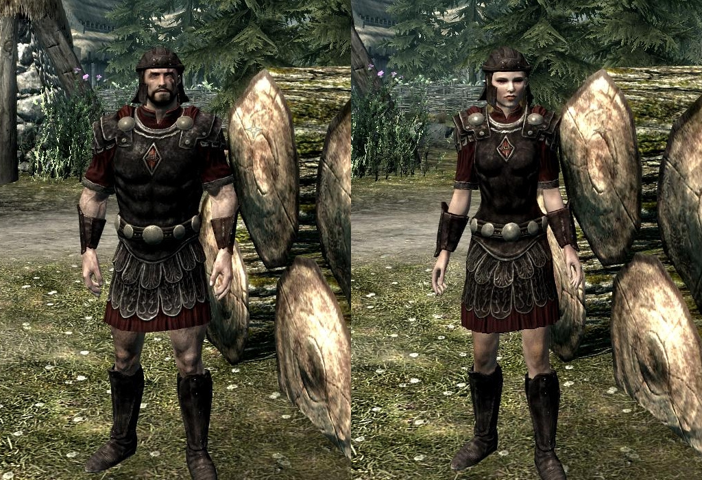 skyrim unique armor mod