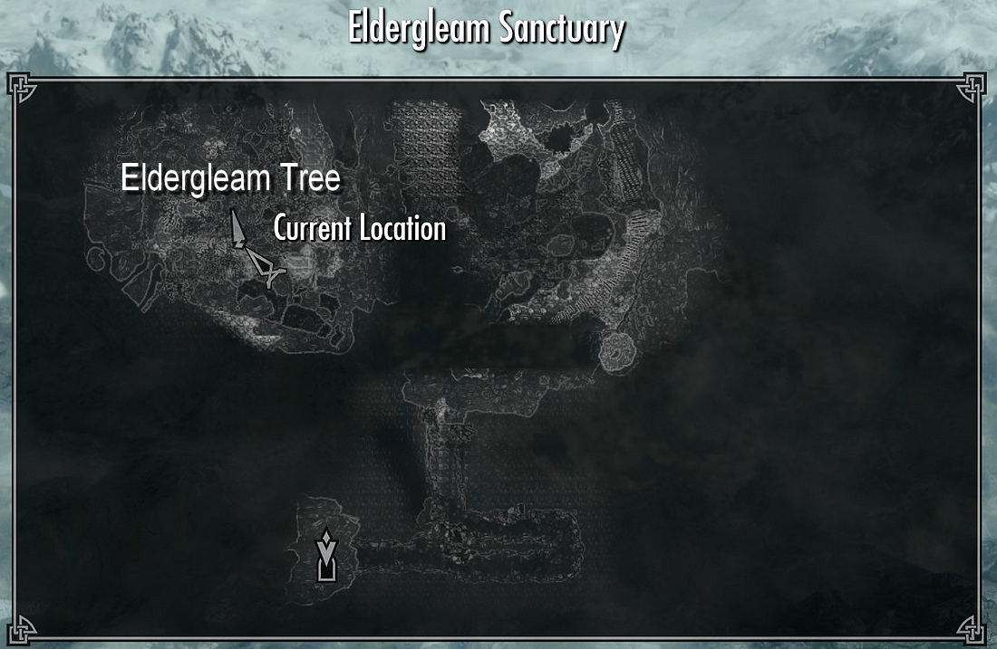 Eldergleam Sanctuary Skyrim Map Eldergleam Tree | Elder Scrolls | Fandom