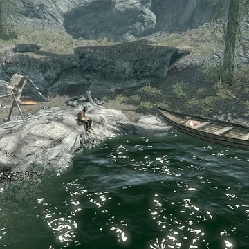 Lake Ilinalta Skyrim Map Fisherman's Camp: Lake Ilinalta | Elder Scrolls | Fandom