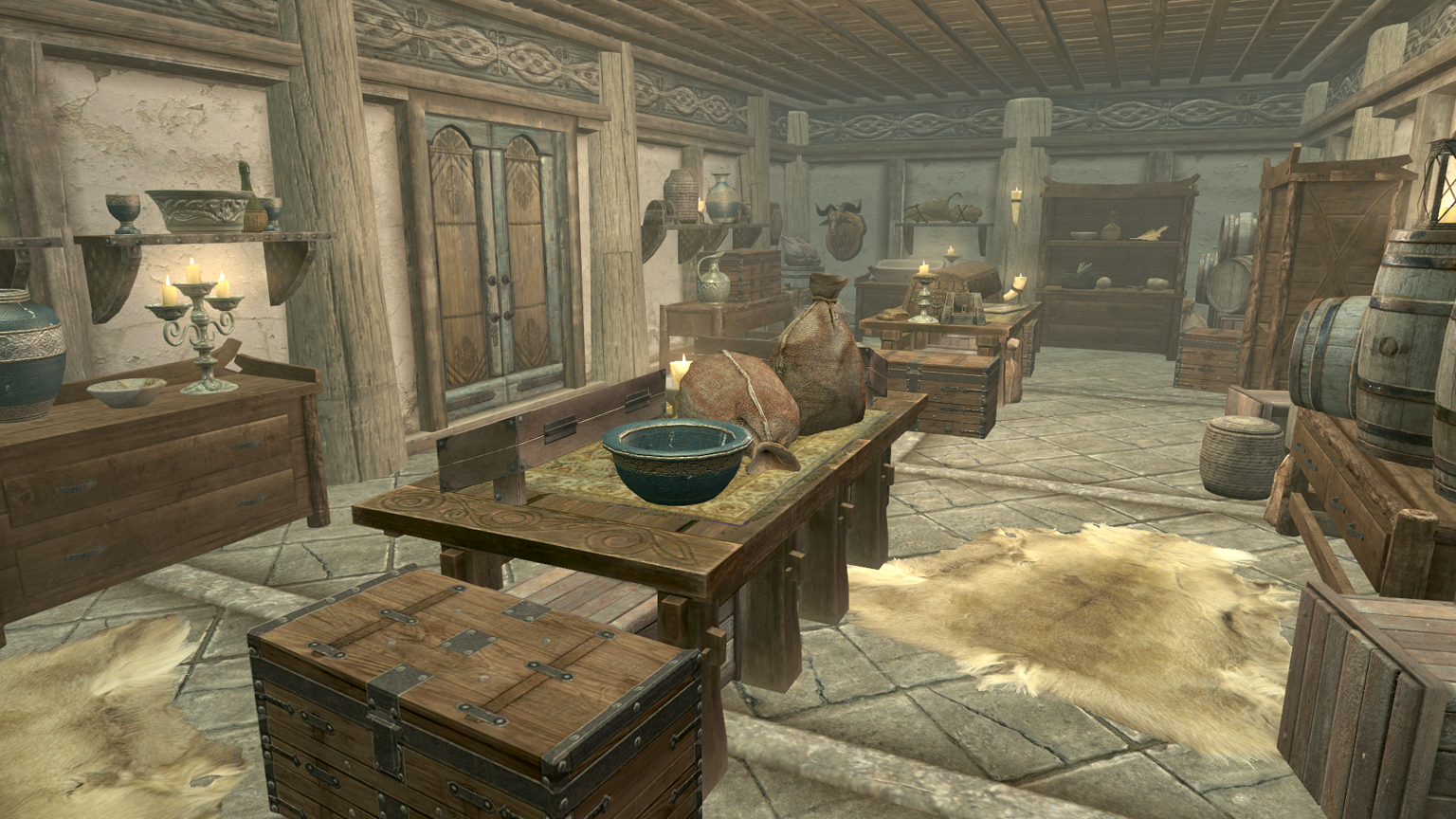 skyrim where to store items