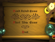 The main menu.