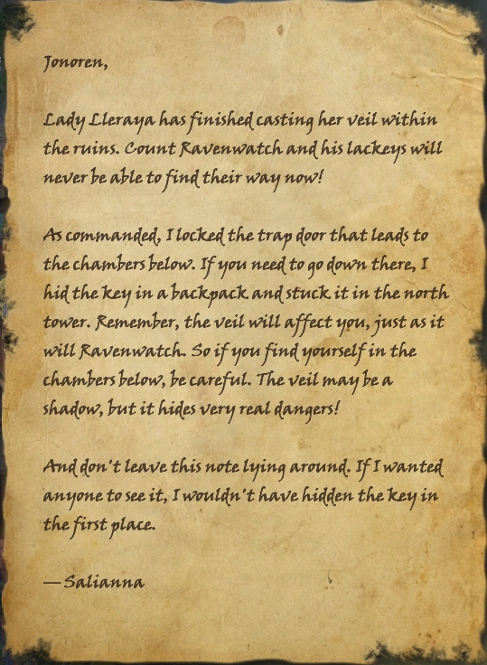 The Hidden Key Elder Scrolls Fandom