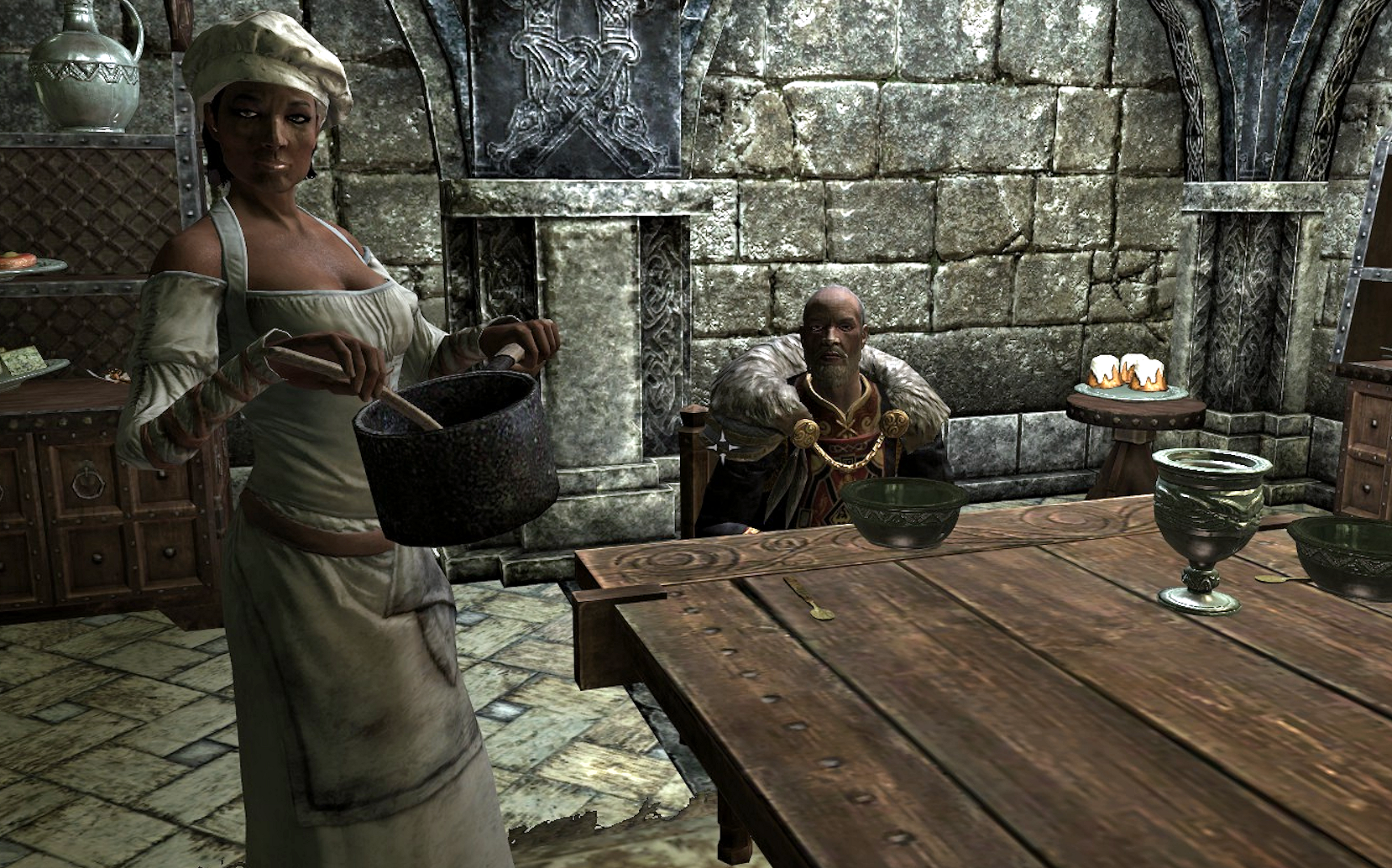 skyrim lead someone to become trapped