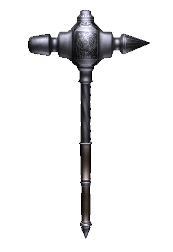 skyrim steel warhammer