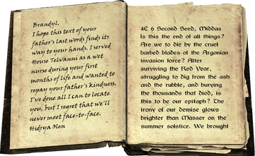 Lymdrenn Tenvanni’s Journal | Elder Scrolls | Fandom