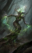 Karta „Zielona wiła z gry The Elder Scrols: Legends