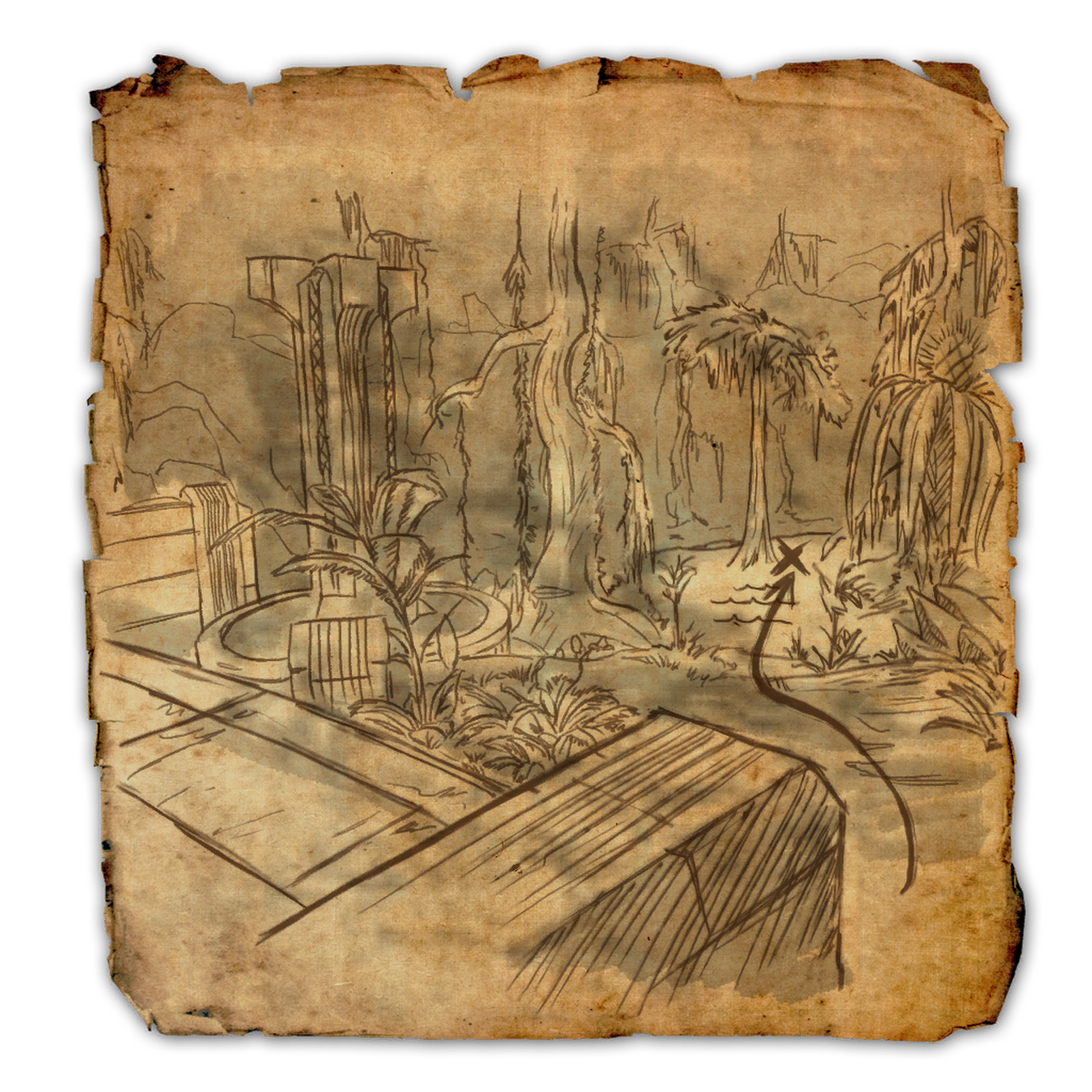 Eso Shadowfen Treasure Map 2 Shadowfen Treasure Map V | Elder Scrolls | Fandom