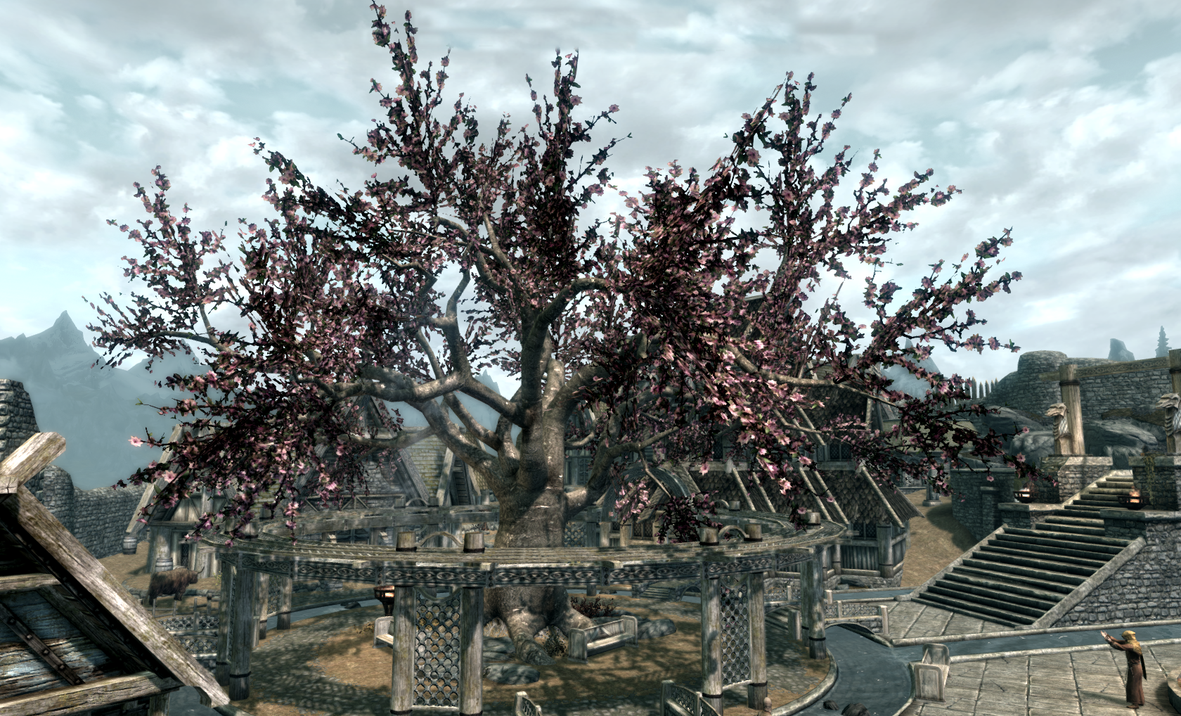 Falling Gildergreen Petals - SE (PTBR) at Skyrim Special Edition