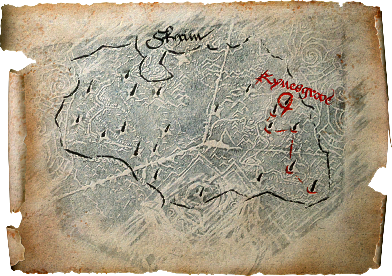Map of Dragon Burials.