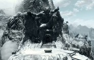 Shrine of Mehrunes Dagon in Skyrim.