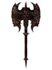 Oblivion DaedricBattleAxe