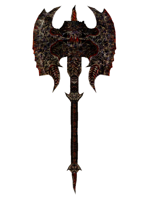 daedric battle axe skyrim