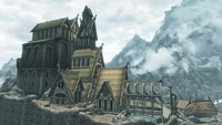 Side view of Dragonsreach.